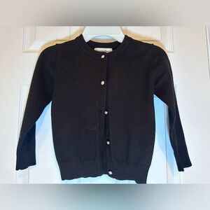 Smiling Pinker Black Toddler Girls Cardigan Size 4T Sweater